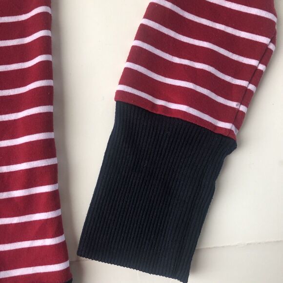 Coco and Main Women’s Size Large Stripped Button Snap Down Cardigan - Picture 7 of 13